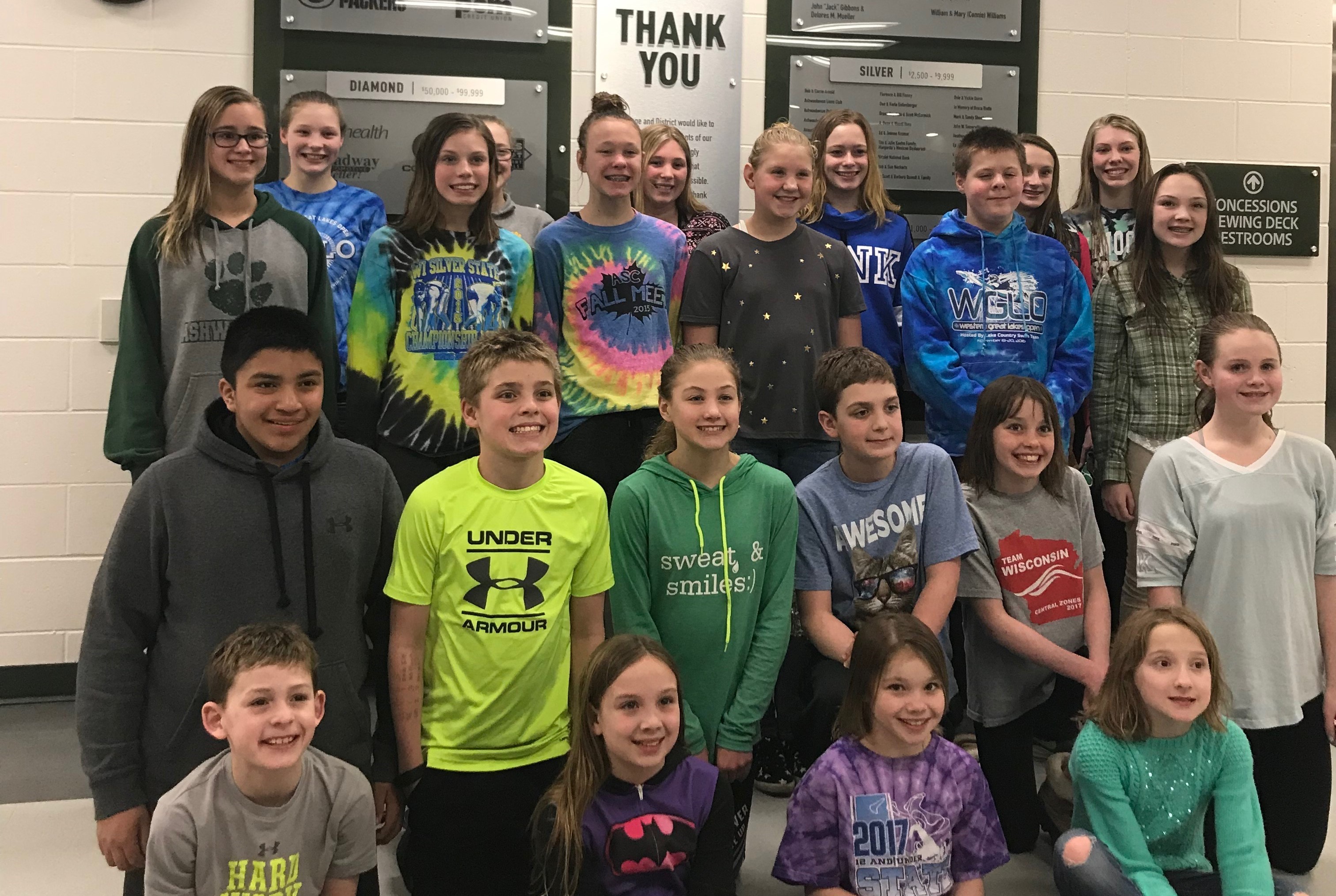 Ashwaubenon swimmers reset 23 swimming records at Junior Competitions