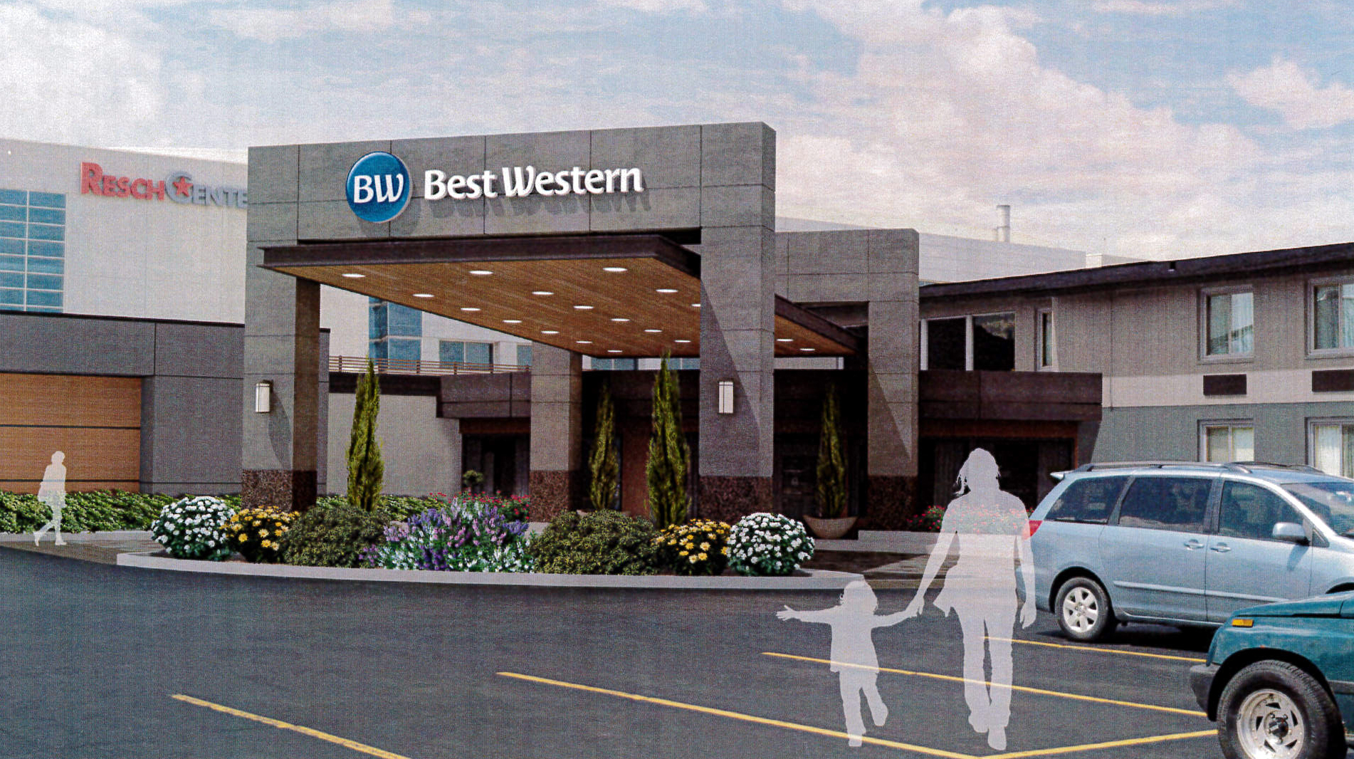 Exterior building alterations backed for Best Western