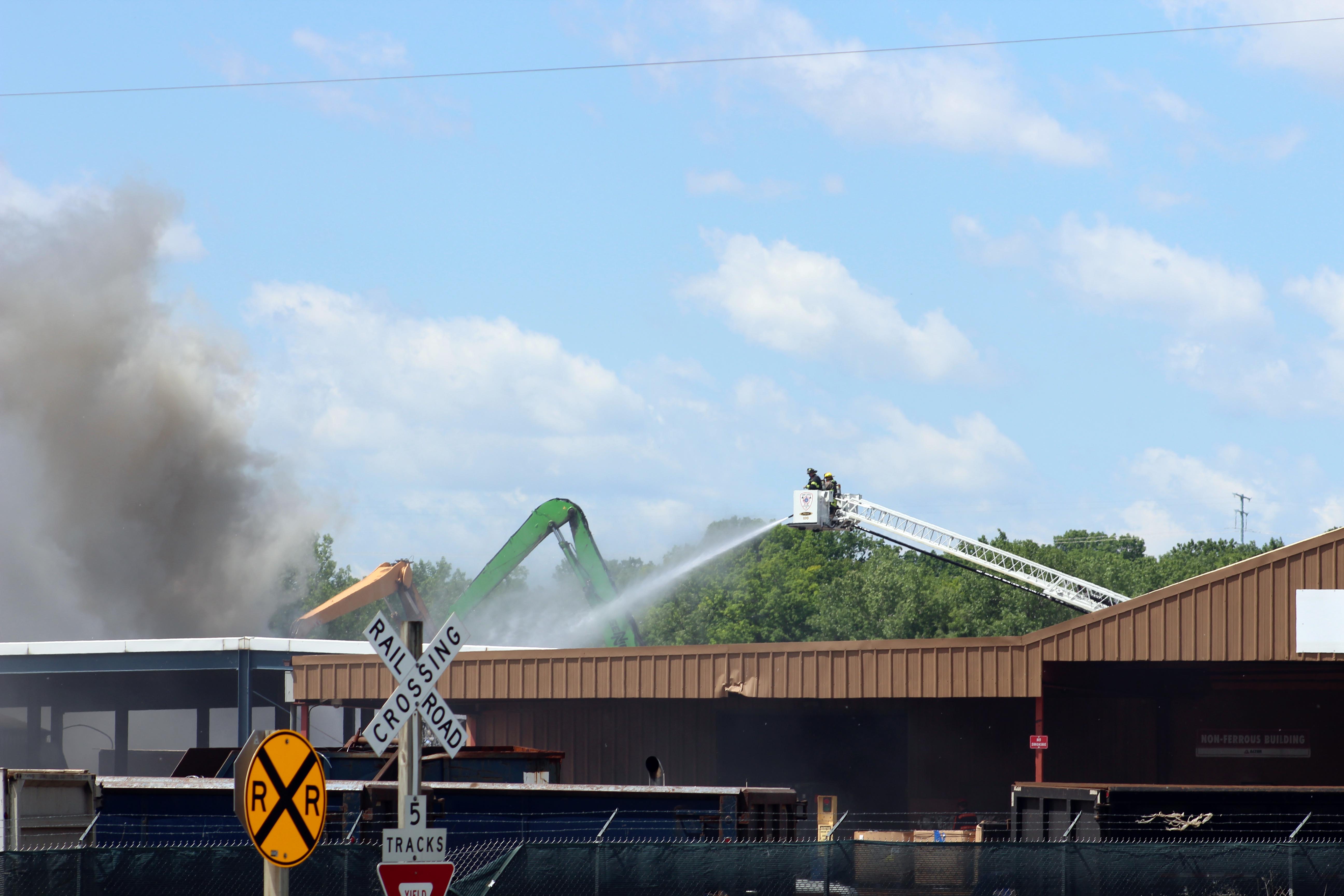 Fire put out at Alter Metal Recycling