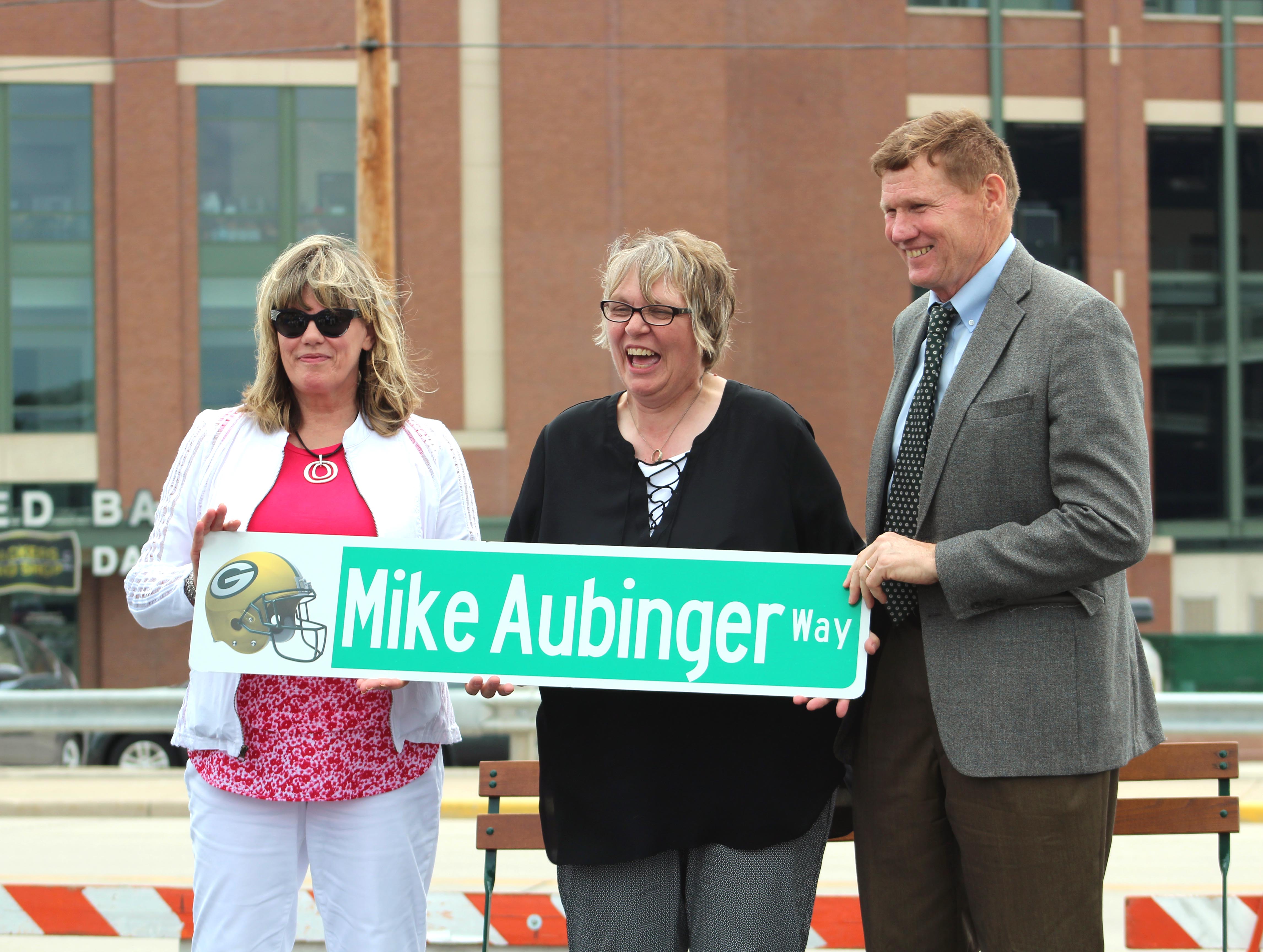 Mike Aubinger Way dedicated