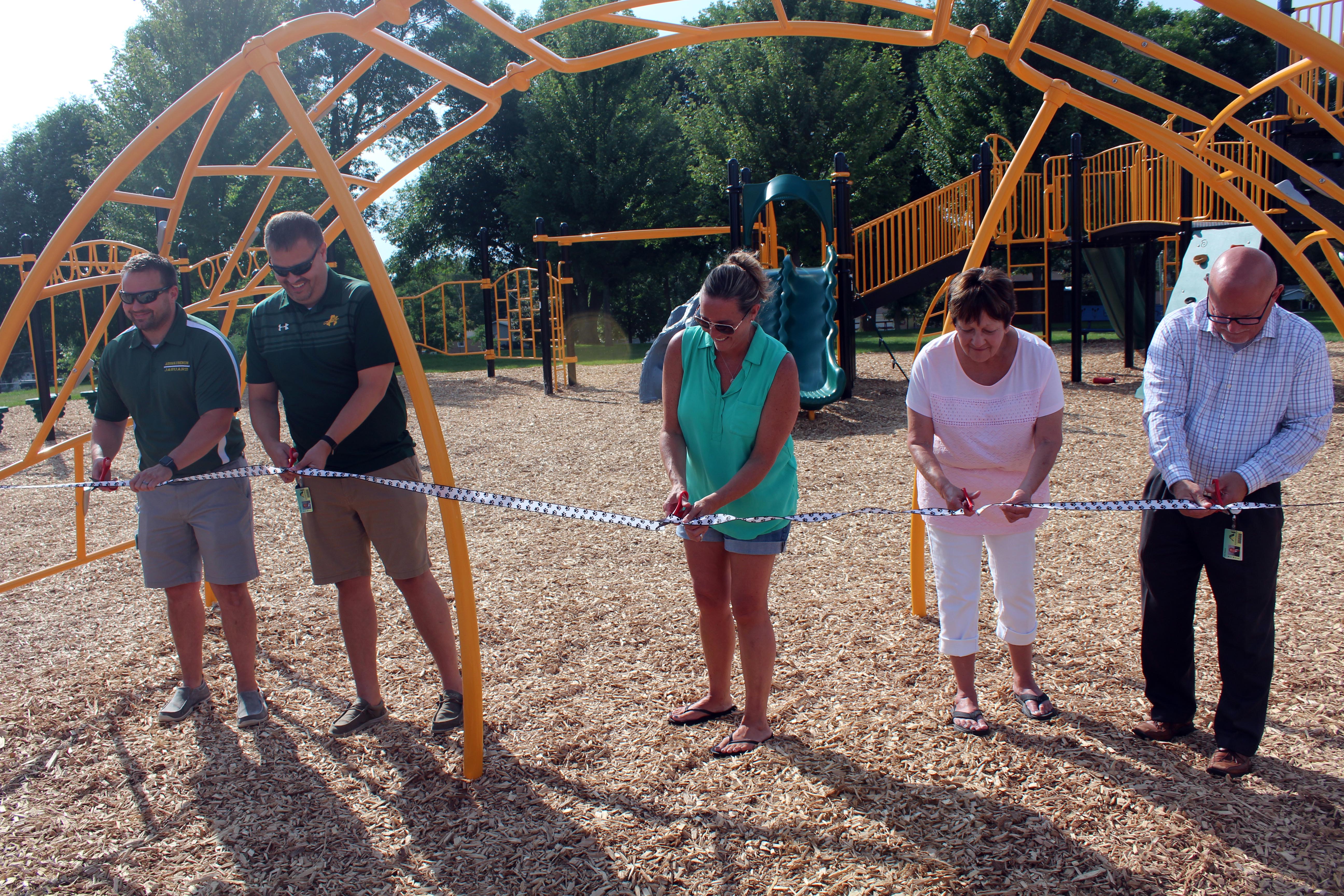New playground equipment installed at Valley View