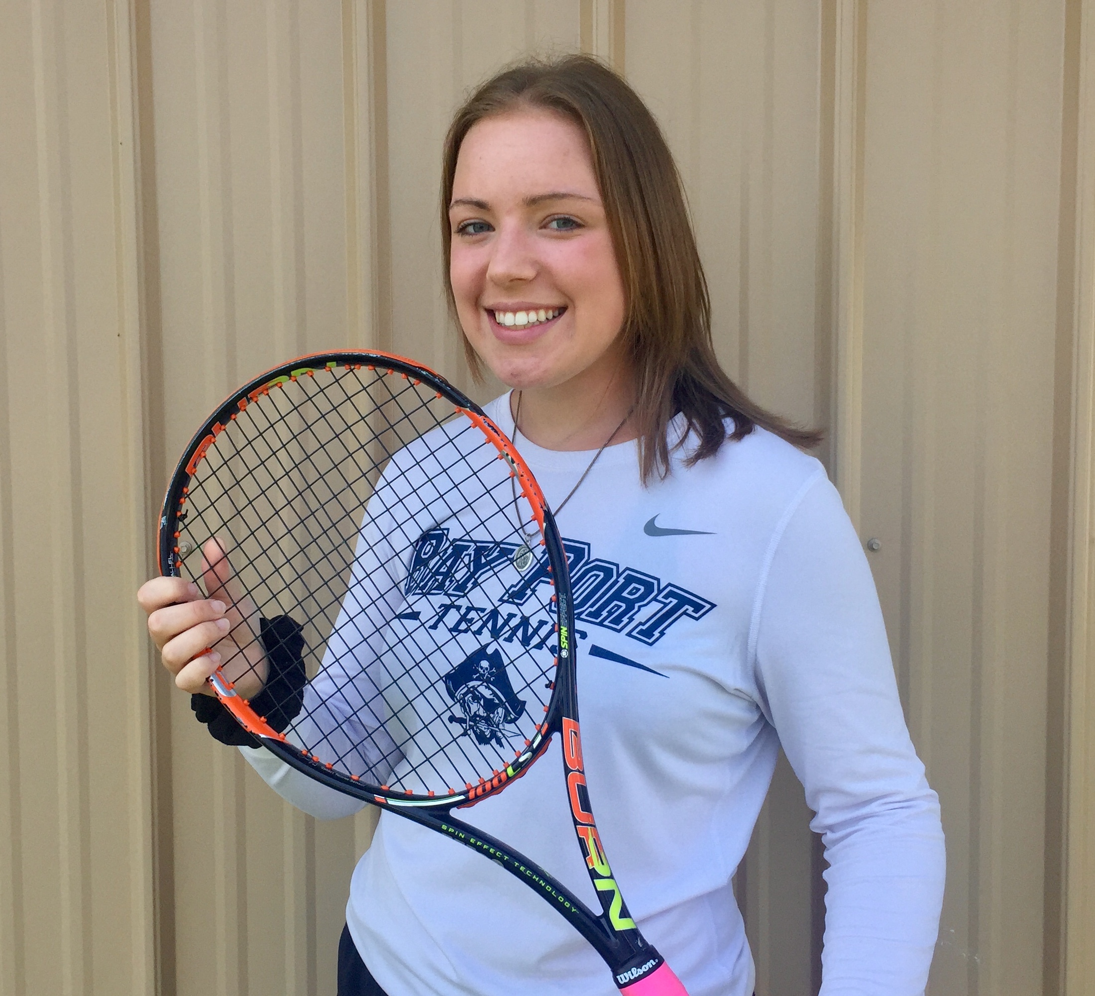 Senior Spotlight: Karina Verdette – Bay Port girls’ tennis
