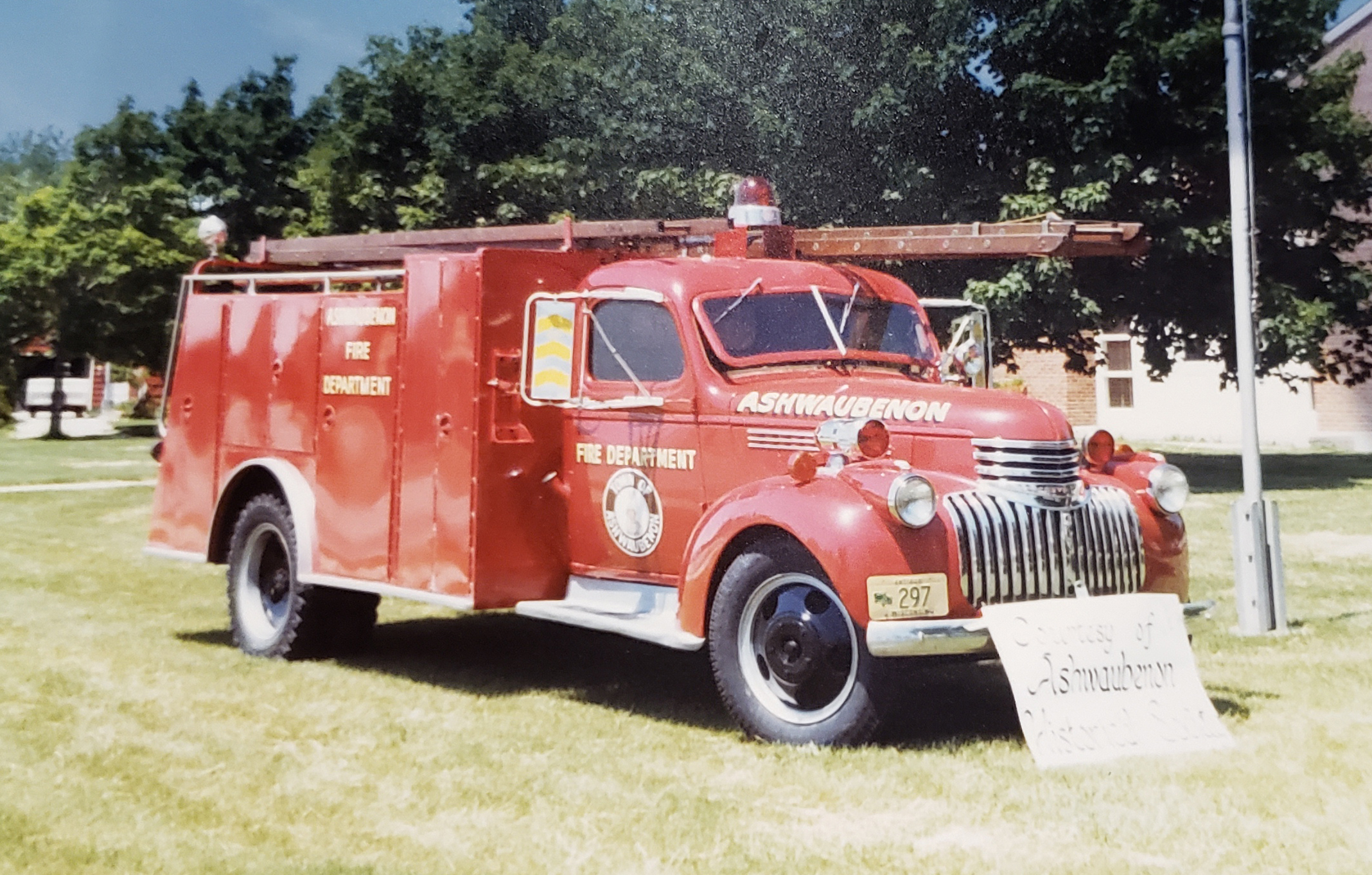 Historical society aims to increase fundraising with vintage fire engine