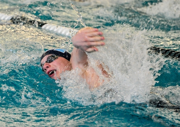 Bay Port’s Asa Sadowsky in the 200 freestyle.