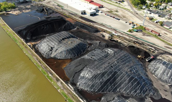coal piles