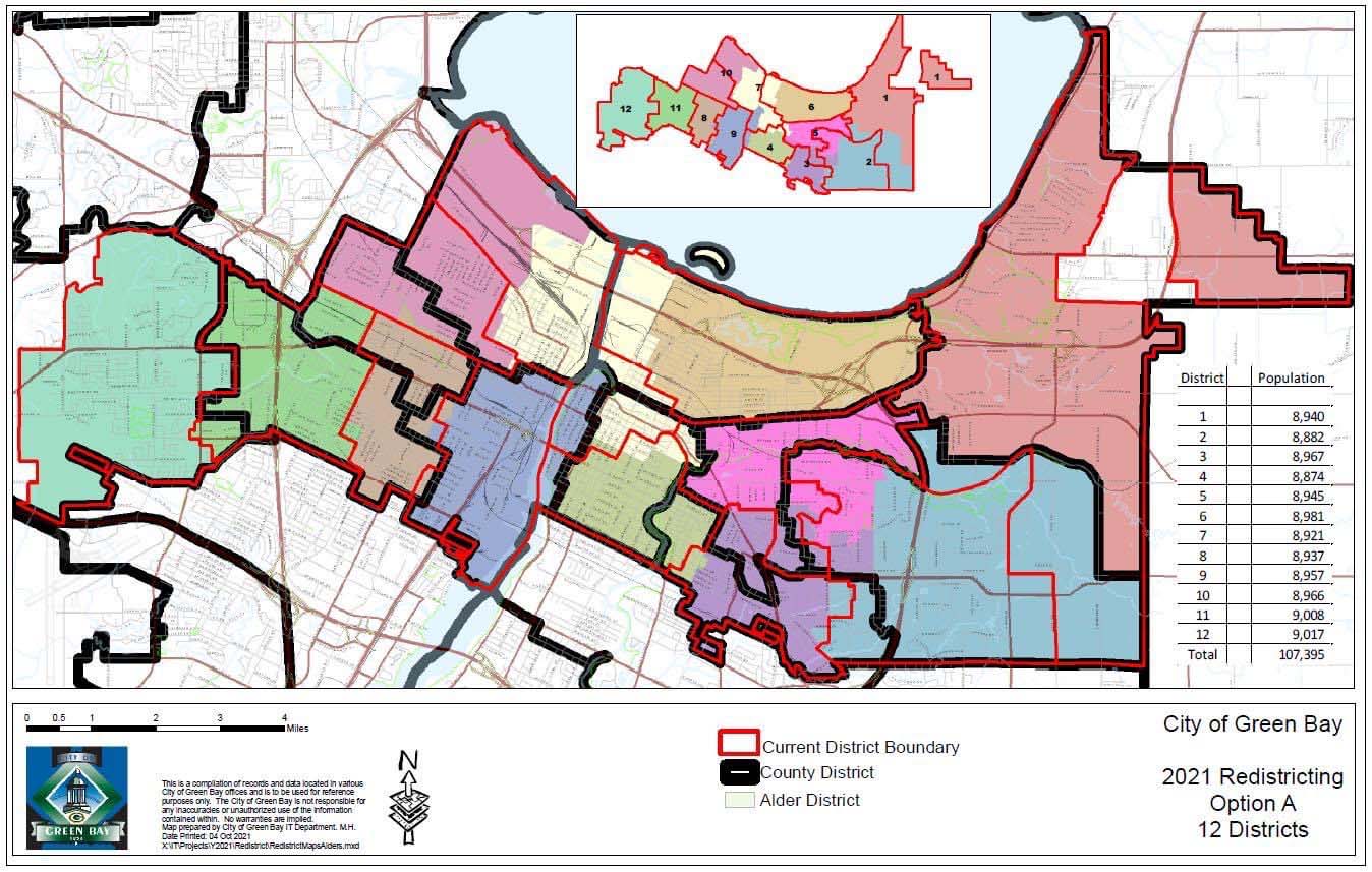 Green Bay selects redistricting map, keeps 12 alders The Press
