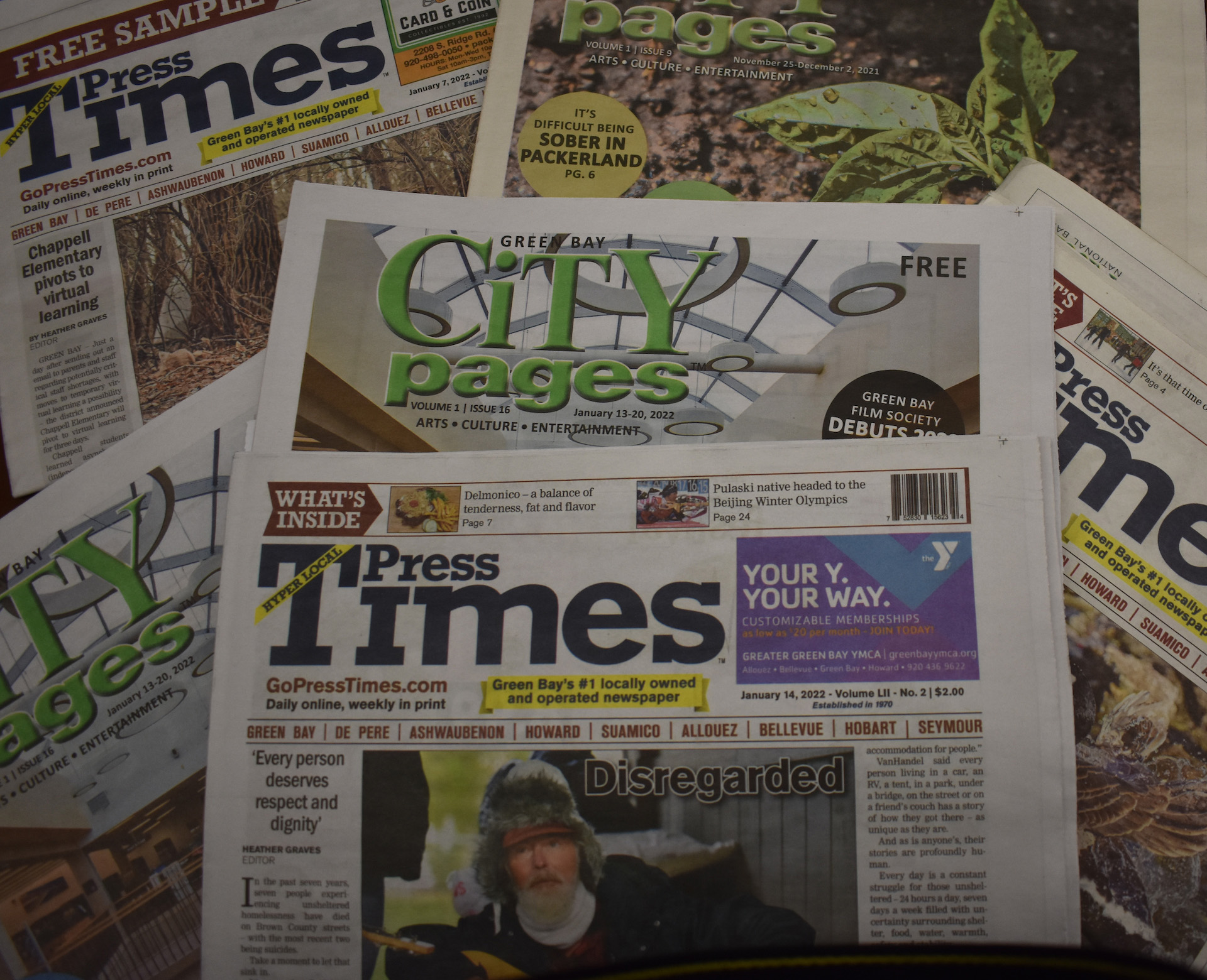 Green Bay City Pages wird zum Kunst- und Unterhaltungsstück der Press Times