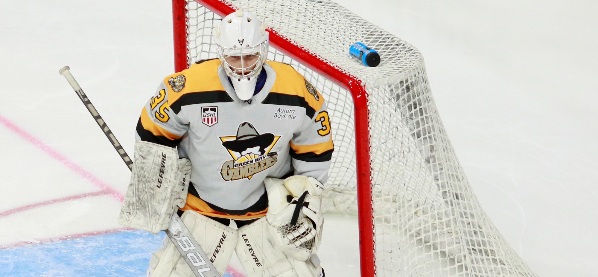 Buckley thrust into emergency goalie situation for Gamblers