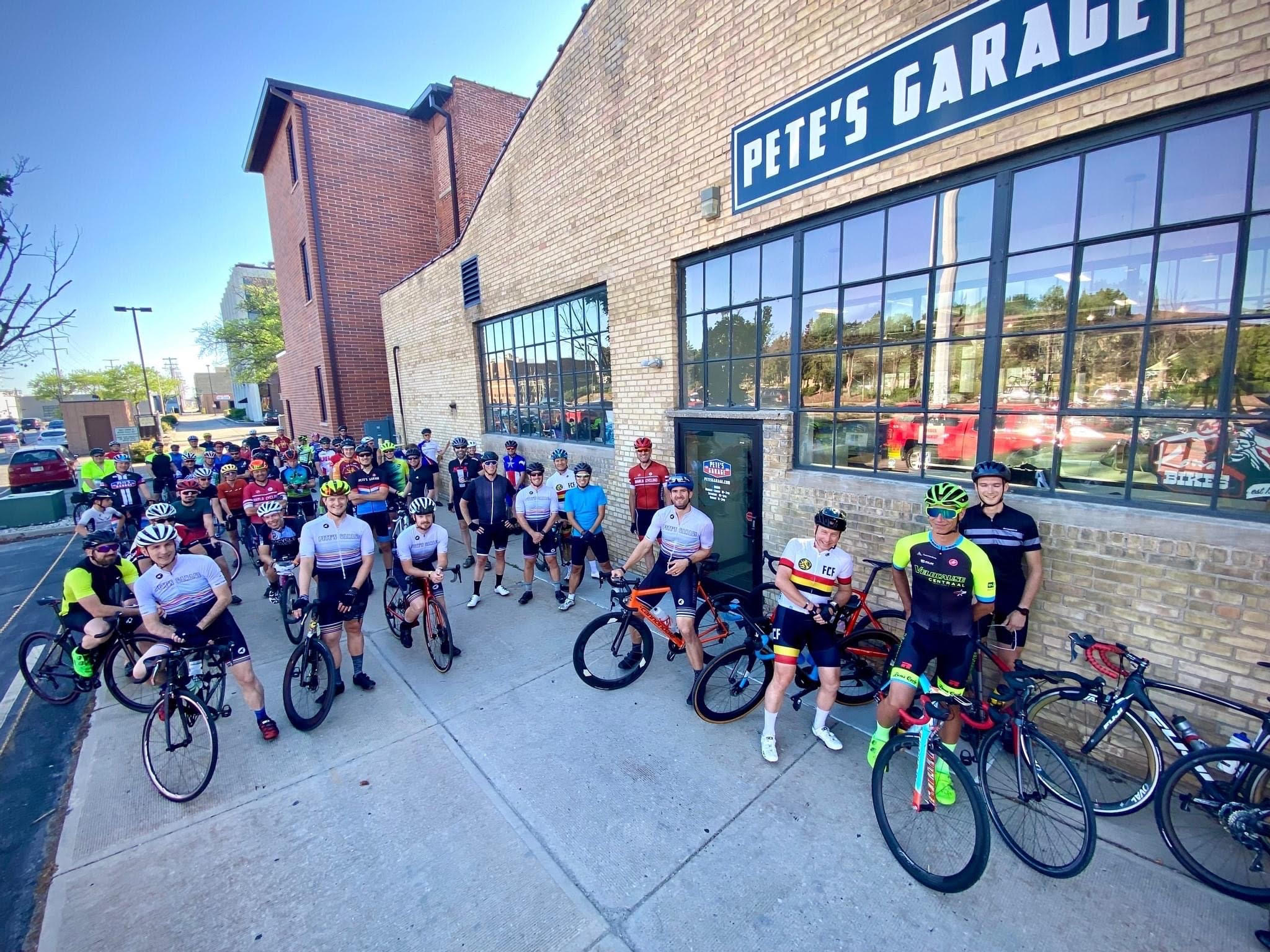 Pete’s Garage builds a community of cyclists during Tuesday Night Ride