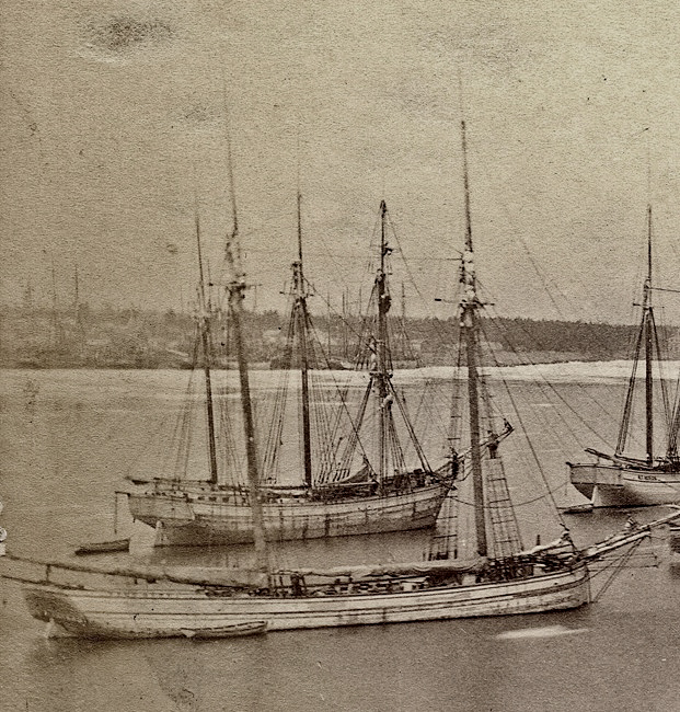 Vintage photo of the Great Lakes schooner Trinidad