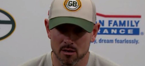 Green Bay Packers Head Coach Matt LaFleur