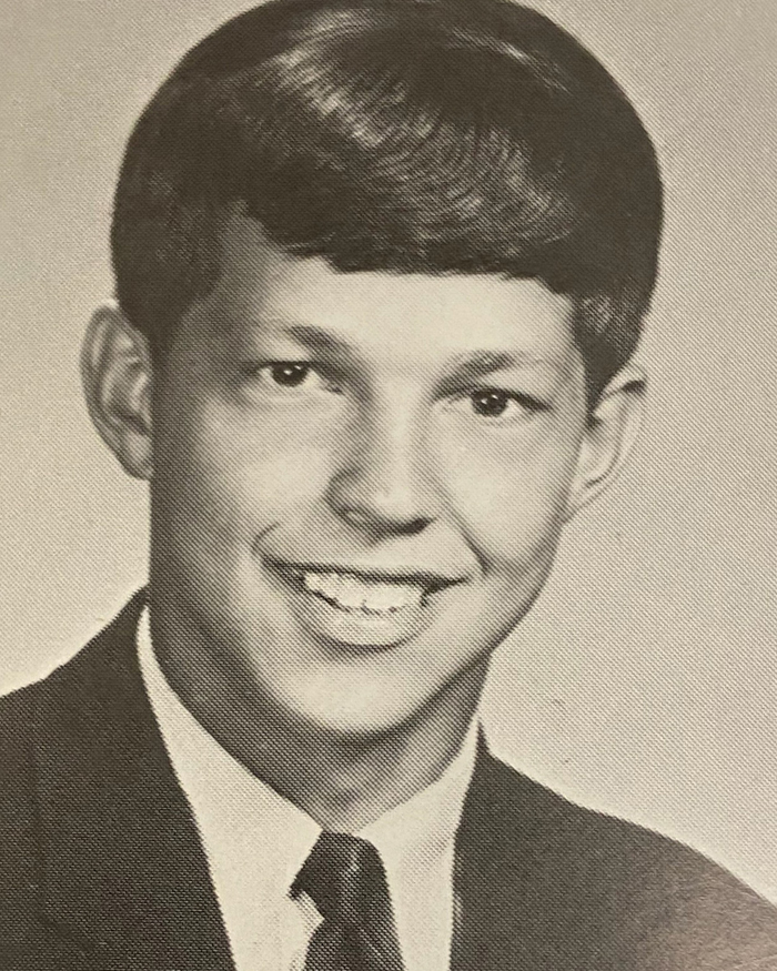 Augustine's 1970 Kewaunee High School graduation photo
