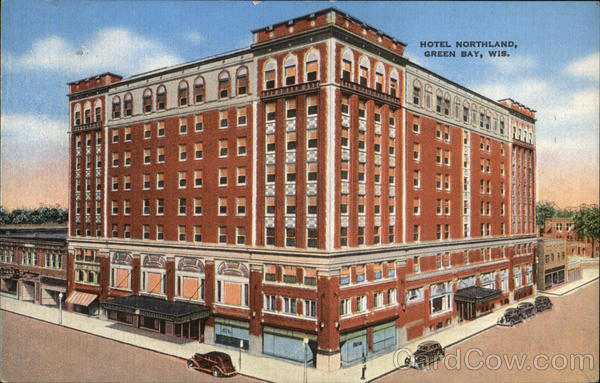 A vintage postcard of the Hotel Northland
